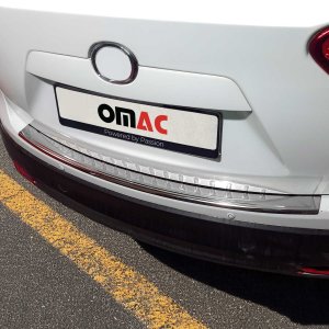 Mazda CX5 Bumper Sill Cover - Rear - Omac - Gloss Silver - 2012